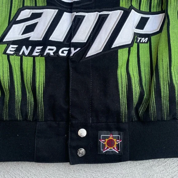 Vintage Nascar JH Designs Dale Earnhardt Jr Racing Jacket - Picture 2 of 5